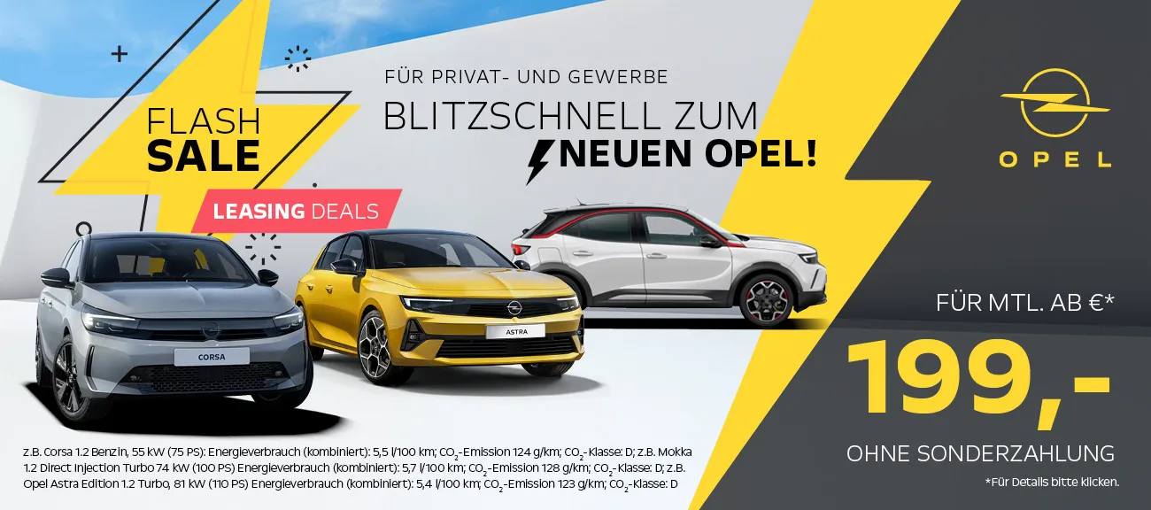 Opel Flash Sale