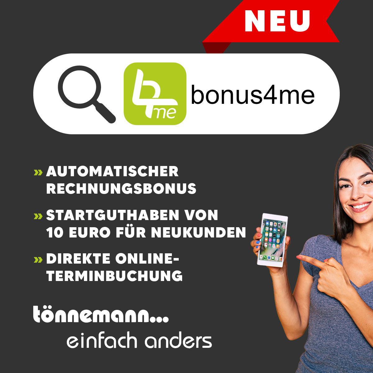 Bonus4me App Autohaus Tönnemann